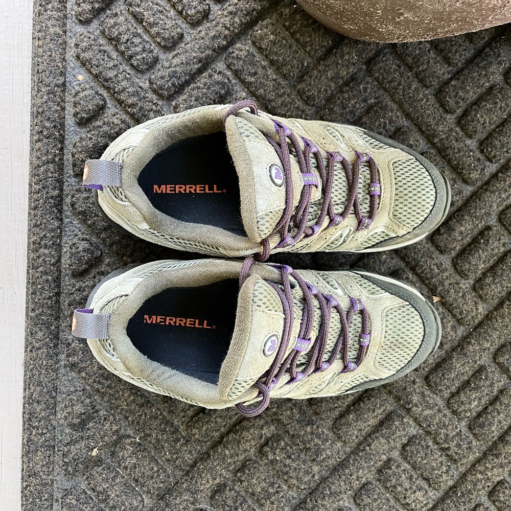 Merrell Tan Hiking Shoes